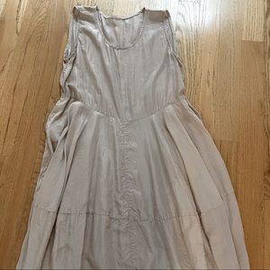 Privatsachen Light Taupe Silk Cocoon Dress, one size